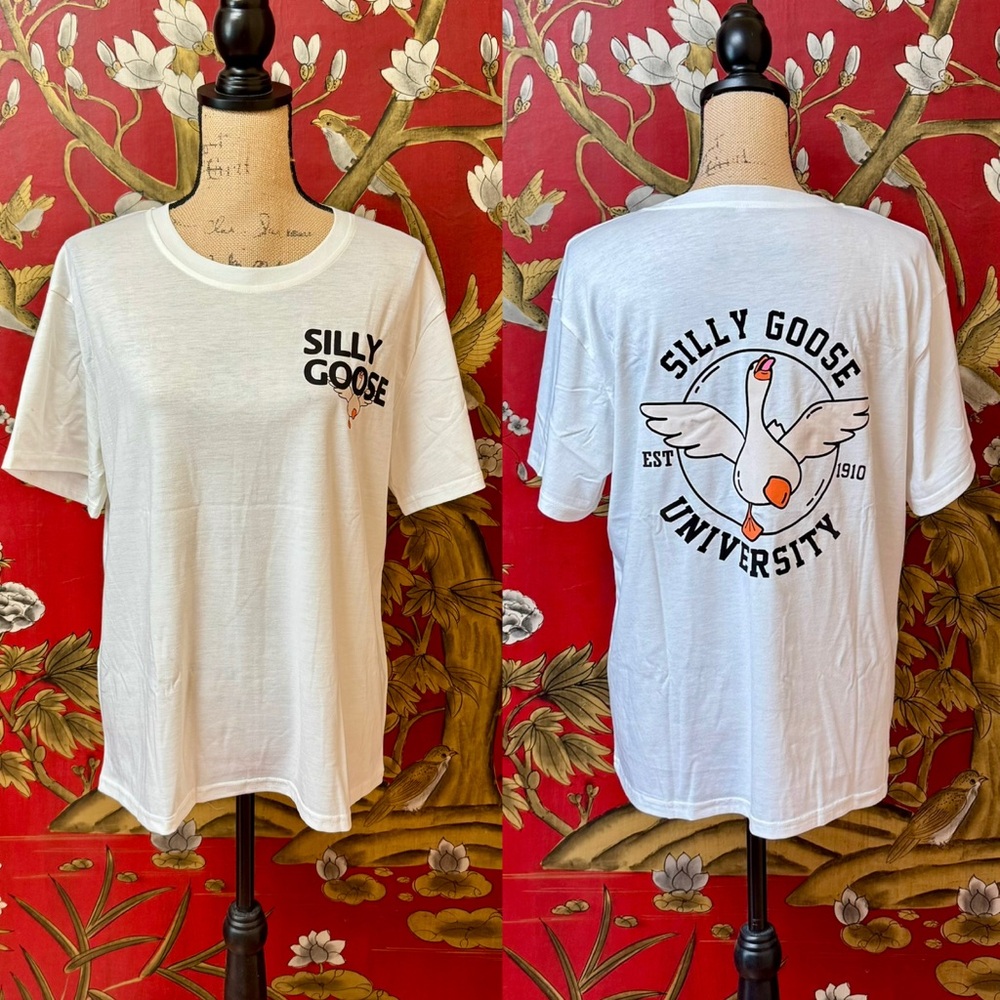 🆕 Women’s “Silly Goose University” Tee | #T55 - Picture 2 of 10
